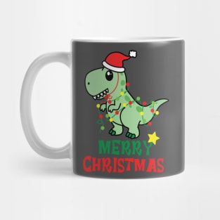 Dinosaur Christmas Mug